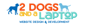2 Dogs and a Laptop Website Design and Development Logo